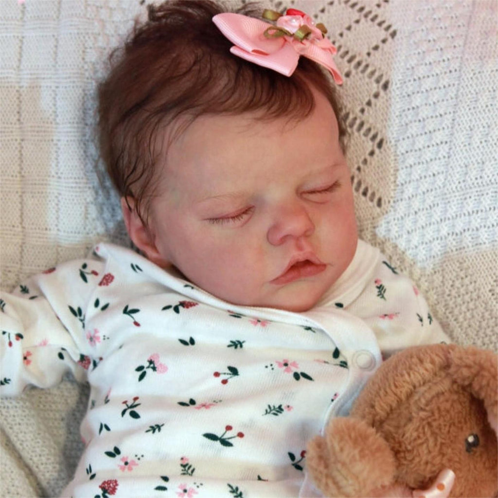 17" Extremely Flexible Silicone Reborn Baby Doll Girl Shemy