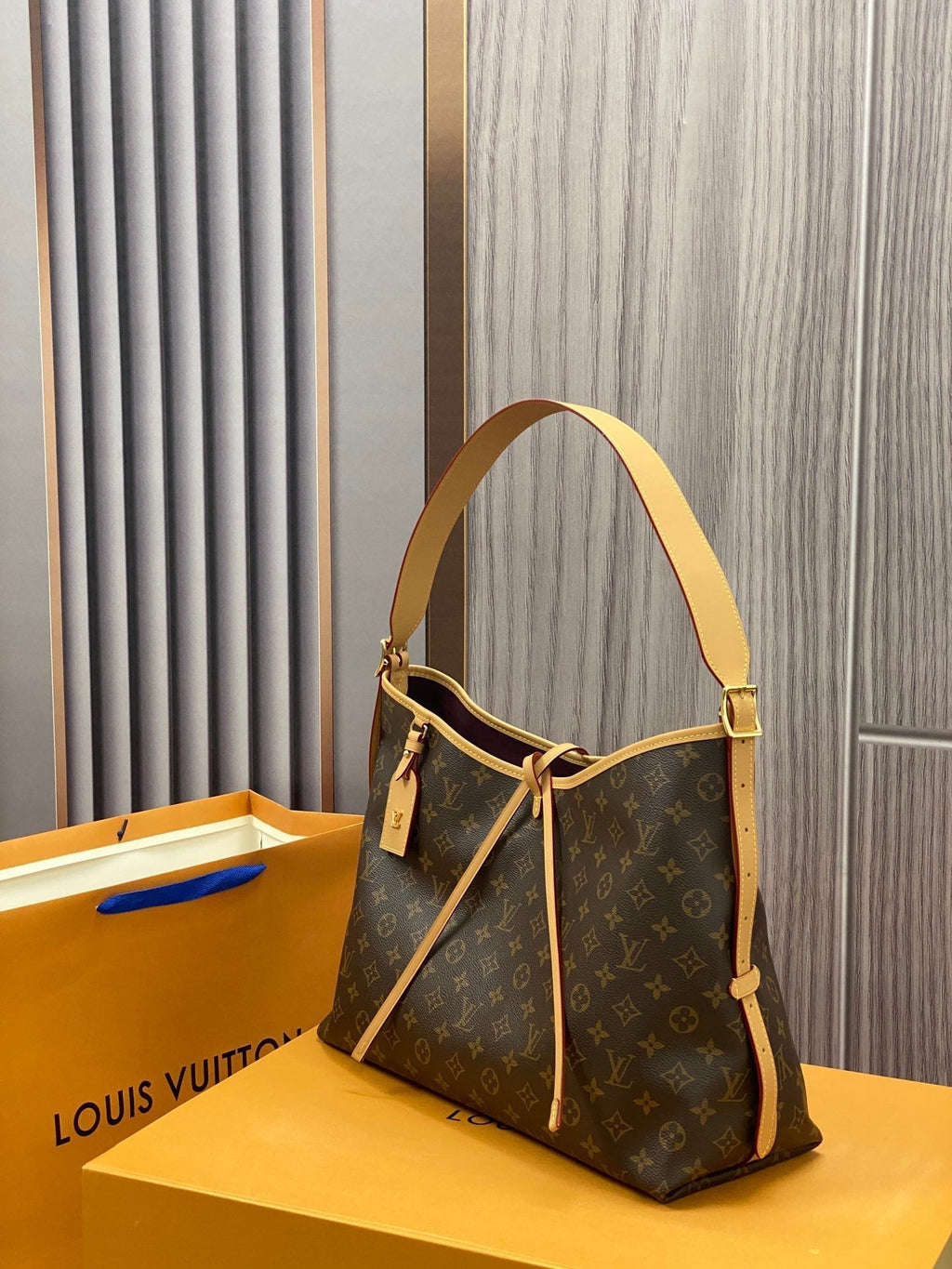 Lo vu carryall internet celebrity hot model Bag,2 piece set